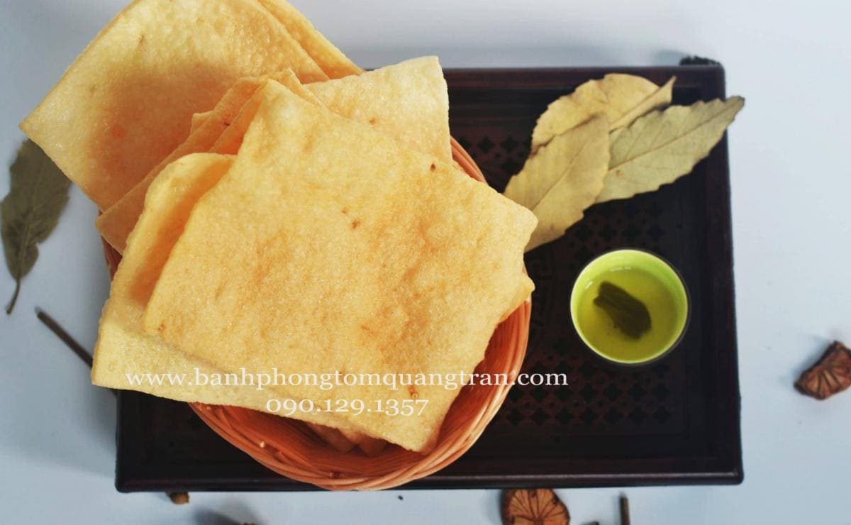 Hộp bánh phồng tôm đặc sản Sóc Trăng