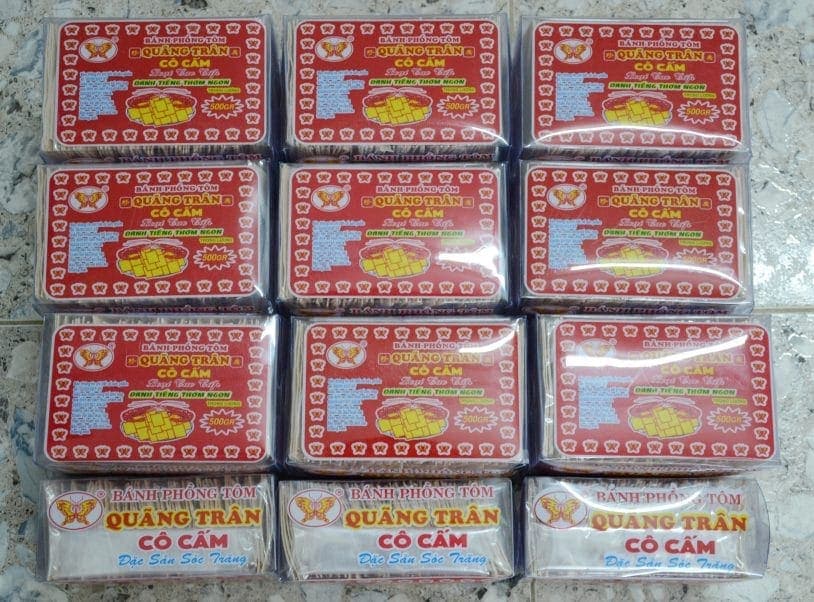 Bánh phồng tôm nở to gấp ba lần khi chiên