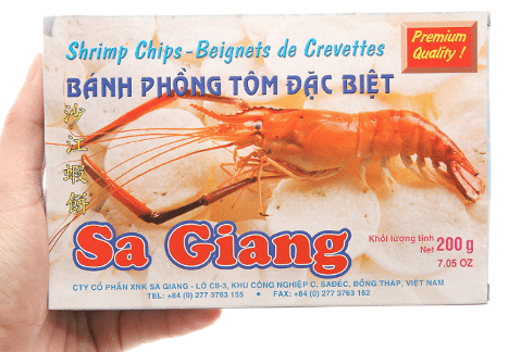 bánh phồng tôm Sa Giang